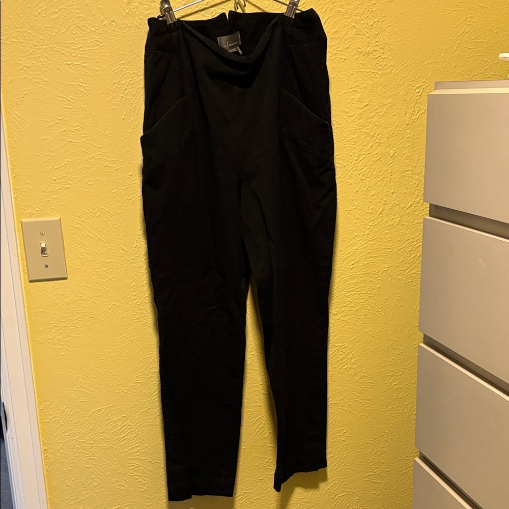 Anthropologie Black women’s high waist ankle pants